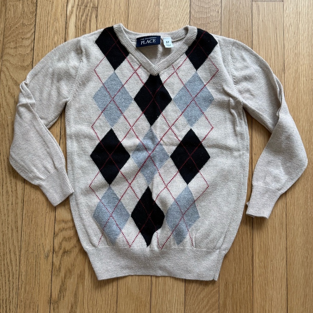 The Children’s Place Argyle Sweater
